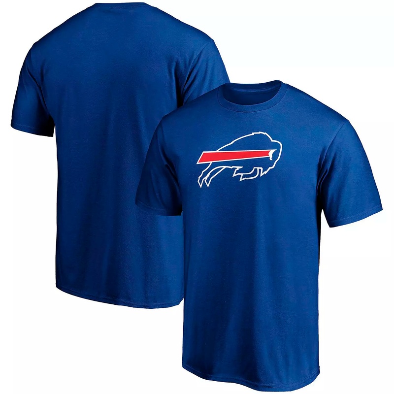 Fanatics Men’s Buffalo Bills Evergreen Cotton Primary Logo S/S Tee – Deep Royal